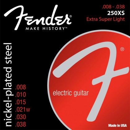 Fender Set Cuerdas Acero Niquelado (.008-.038)