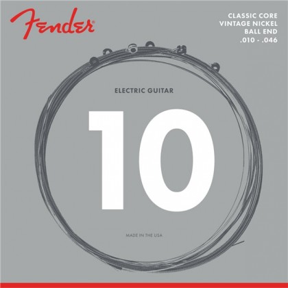Fender Set Cuerdas Classic Core - Vintage Nickel, Ball End (.010-.046)